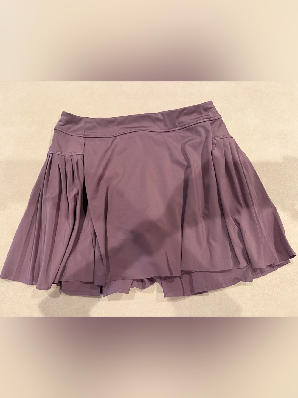 Pleated Mauve Tennis Skirt